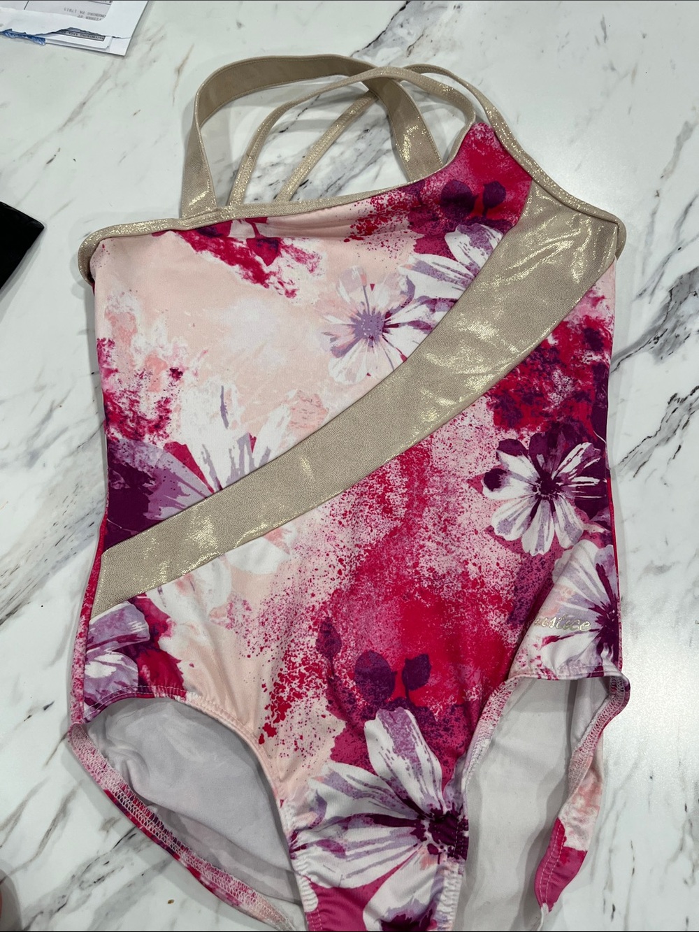 Justice girls size 10 Lot of 2 leotards